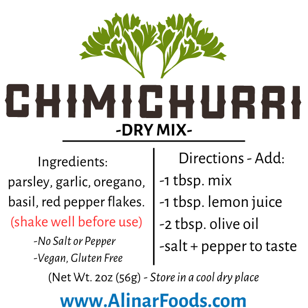 Large Dry Chimichurri Mix