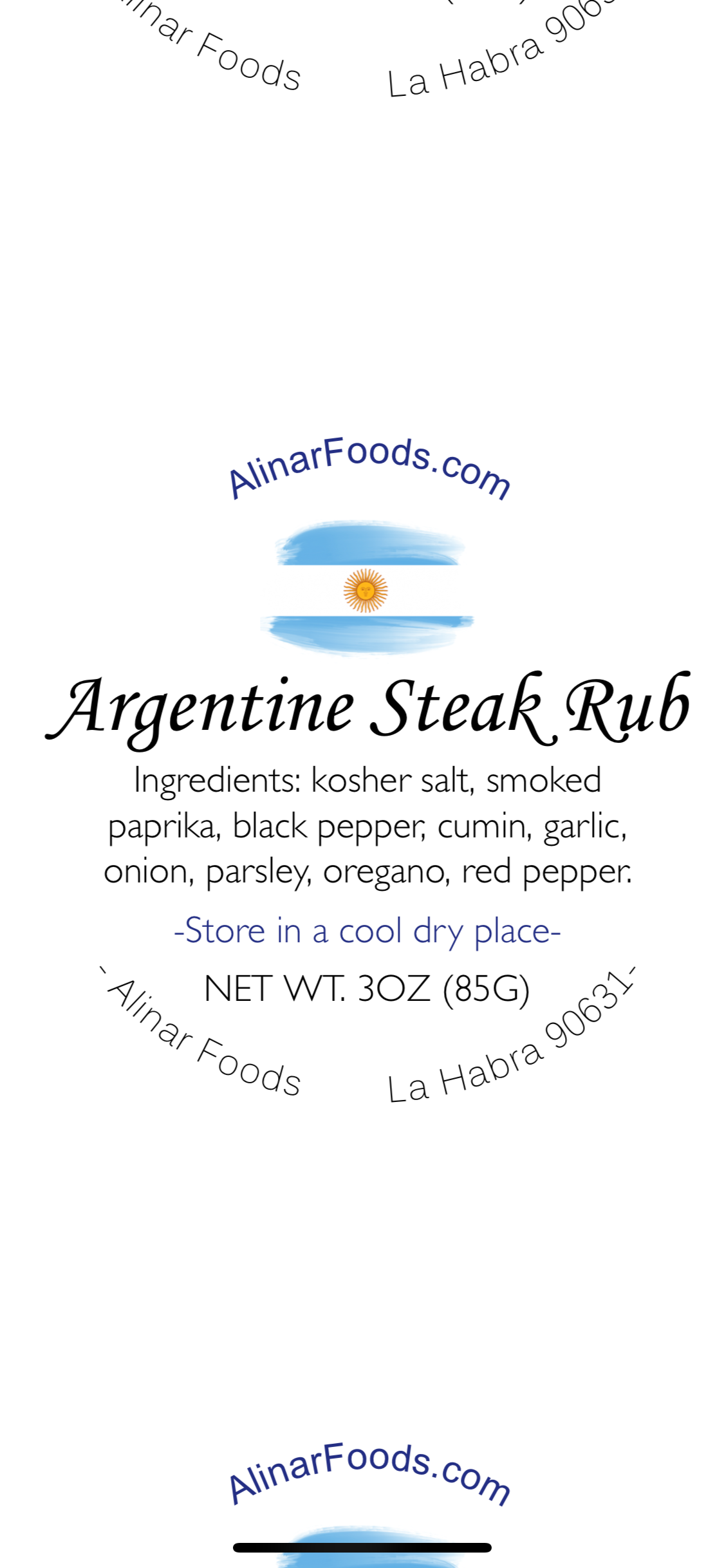 Argentine Steak Rub