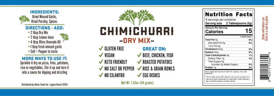 Large Dry Chimichurri Mix